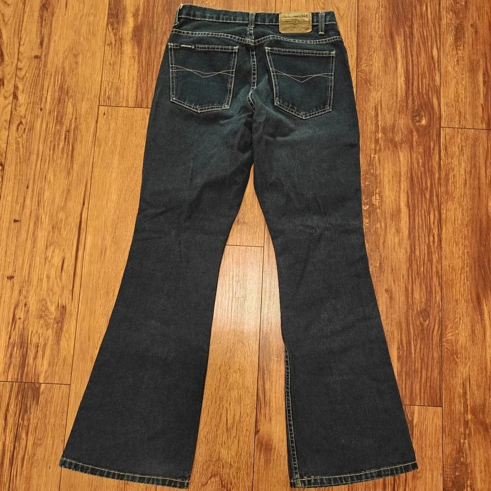Y2k Jordache Jeans Womens 29 High Rise Flare Dark Wash Denim 100% Cotton Vintage